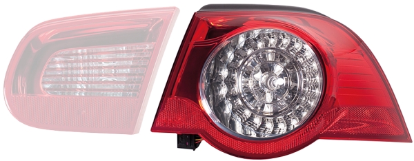 KOMPLE ARKA LAMBA,VW EOS,LED,SAĞ