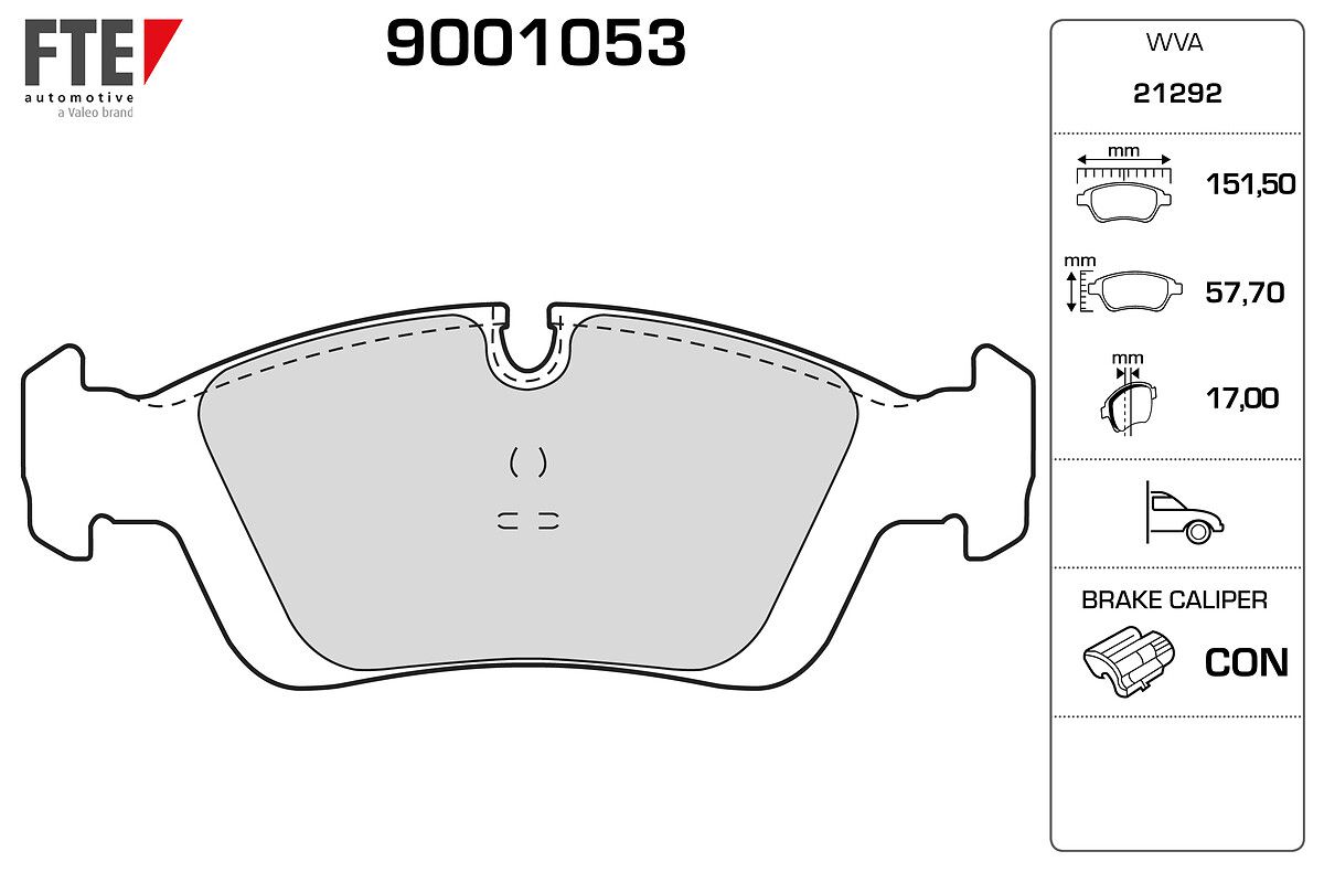 ÖN FREN BALATASI. E46-E36. 23287...