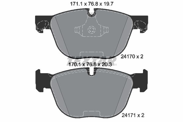 FREN BALATASI ÖN X5 E70-X5 F15-X6 E71-X6 F16 BM 07-19