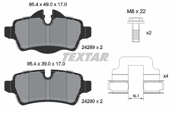 FREN BALATASI ARKA R55/R56/R57/R58/R59