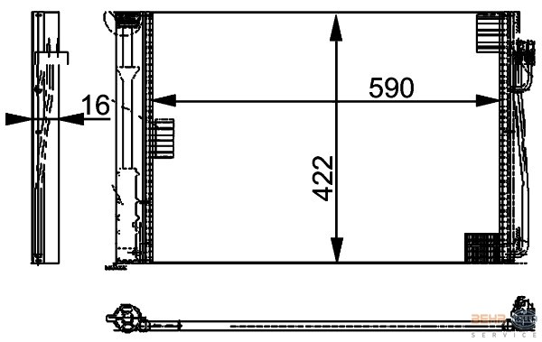 KLİMA RADYATÖRÜ E-60/61/63/64/65/66/67